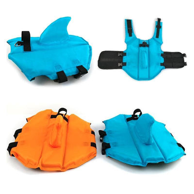 50% RABATT | PawFin | Schwimmweste mit Haifischflosse für Hunde