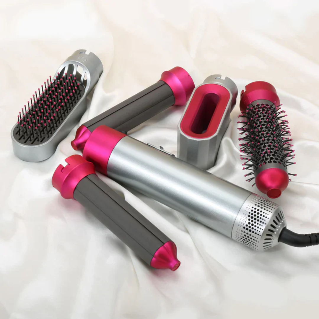 50% RABATT | Curlixir™ | 5-in-1-Haartrockner-Bürste