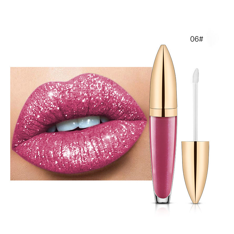 50% RABATT | GlimmerKiss™ | Diamantglänzender langanhaltender Lippenstift