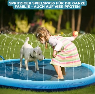 SplashPaws™ - Sommerlicher Wasserspaß für Hunde und Kinder