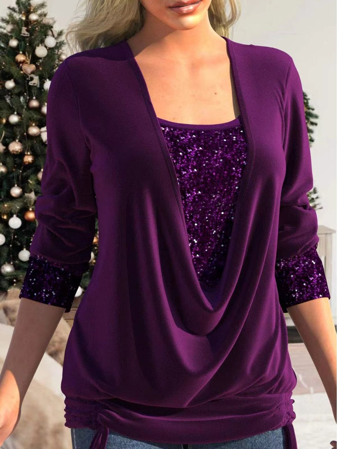 Sadie™ - Glitzer Top