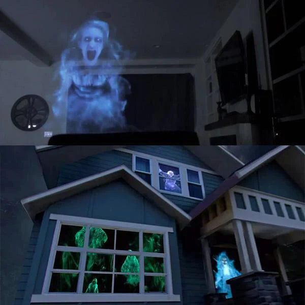 SpookVision® | NightCaster LED Projector – versatile Halloween & Christmas decorations