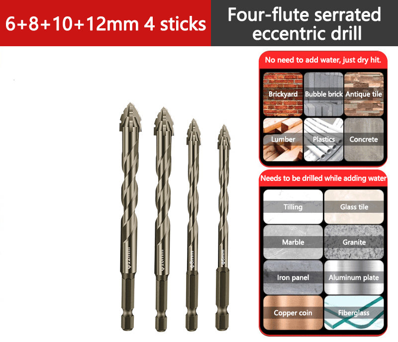 1+1 GRATIS | PowerEdge™ Hochgeschwindigkeits-Bohrfunktion (4 PCS Satz)