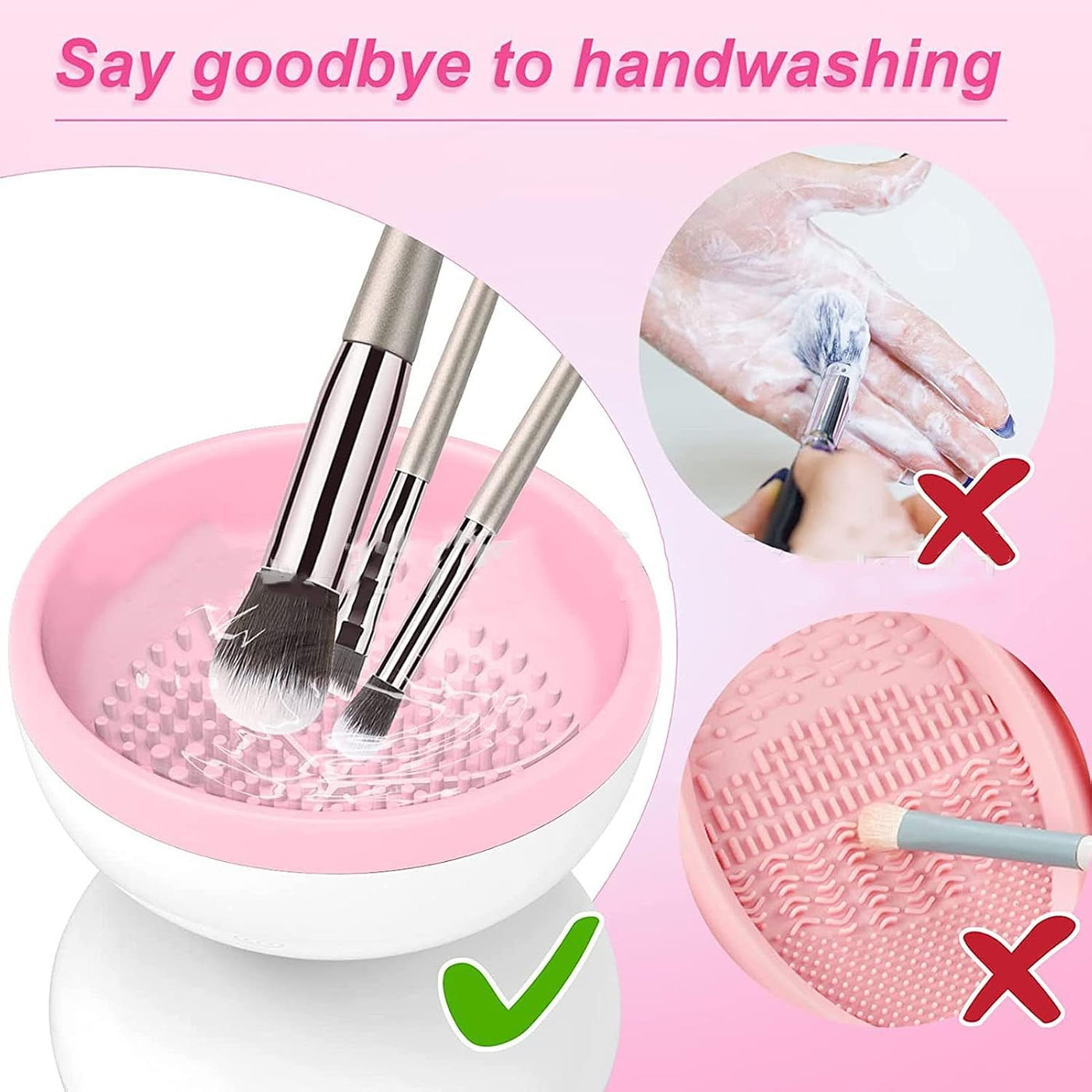 50% RABATT | Brushette™ | Elektrischer Makeup-Pinselreiniger