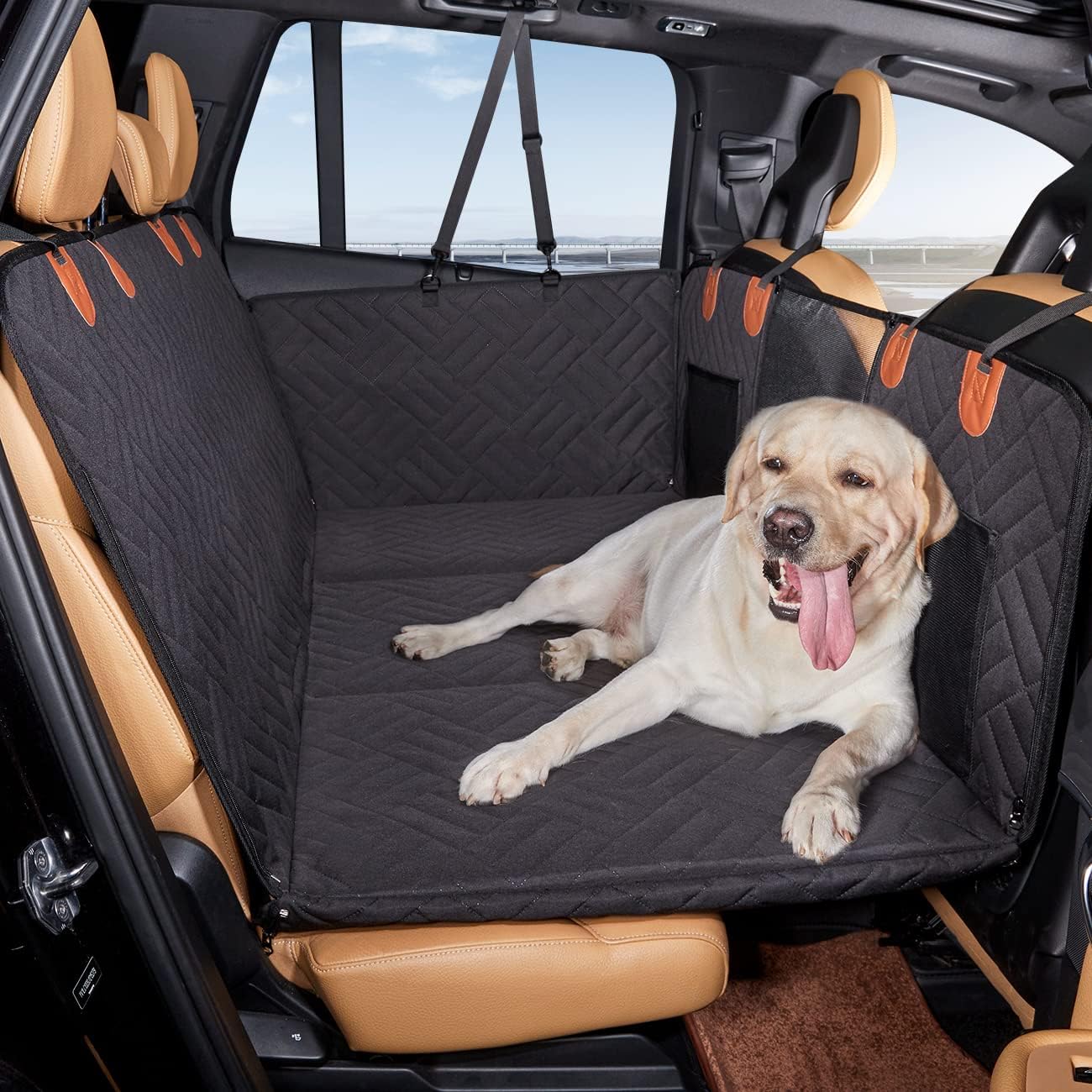 50% RABATT | SafePaws™ | Autositzbezug mit hartem Boden