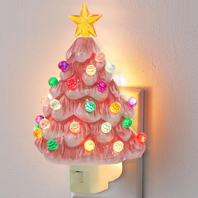 CeramiTree® | GlowPlug Keramik-Nachtlicht Weihnachtsbaum – ambienter Lichtakzent