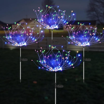 1+3 GRATIS | StarBloom™ | Solar Feuerwerk Gartenlampen Wetterfeste LED