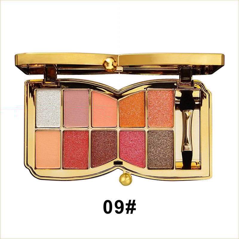 50% RABATT | PrismGlow™ | 10 Farben Sparkle Shimmer Lidschattenpalette