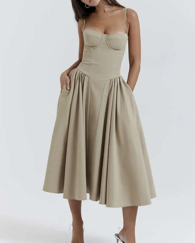 50% RABATT | Corsique™ | Stylisches Maxikleid mit Korsett