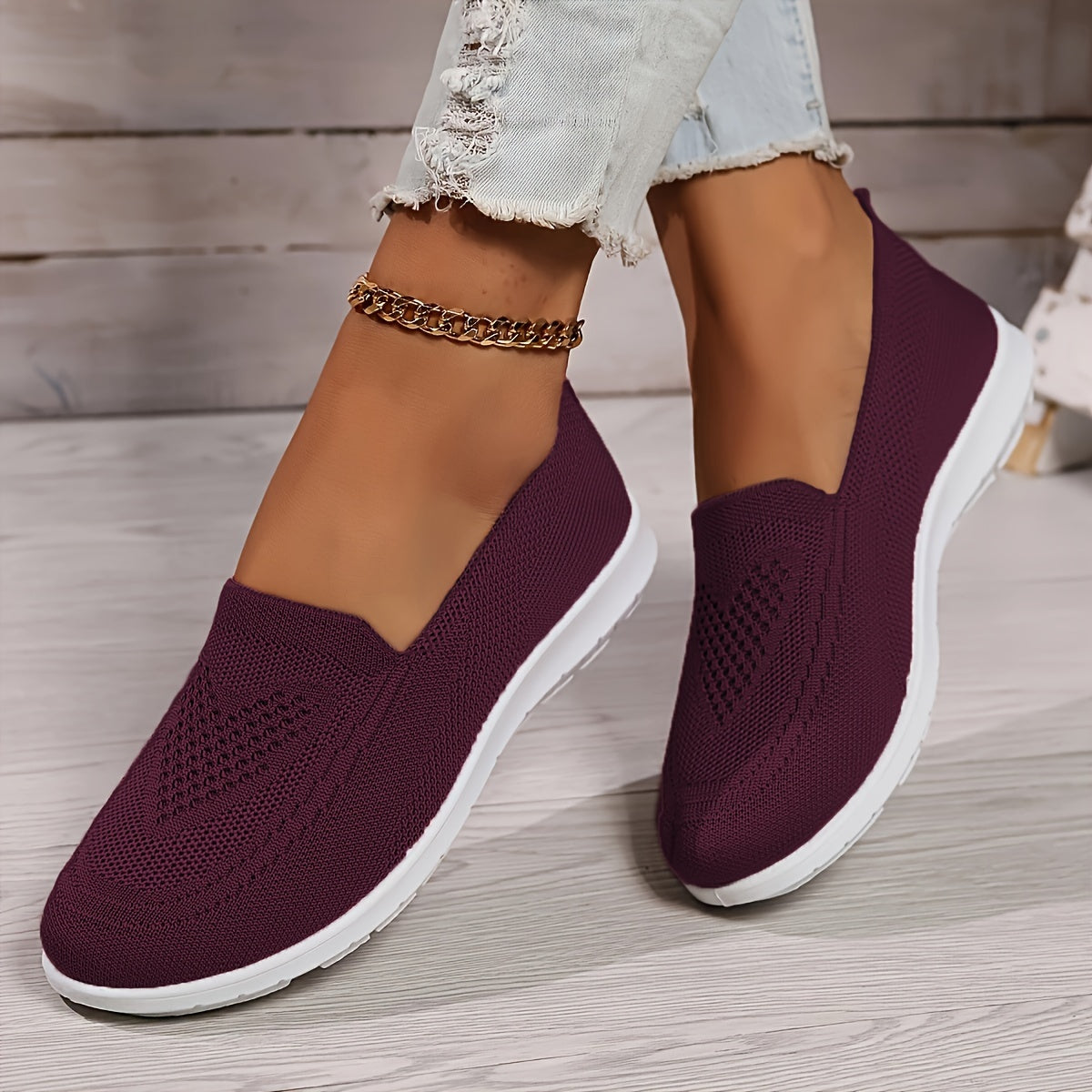 50% RABATT | Zyra™ | Leichte Slip-On-Sneaker mit Stil und Halt