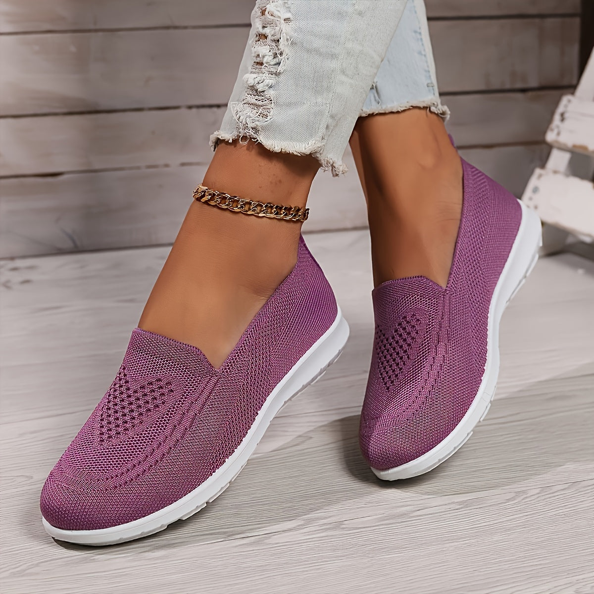 50% RABATT | Zyra™ | Leichte Slip-On-Sneaker mit Stil und Halt