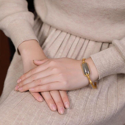 50% RABATT | BambooGrace™ | Eleganter antiker Bambusarmreif