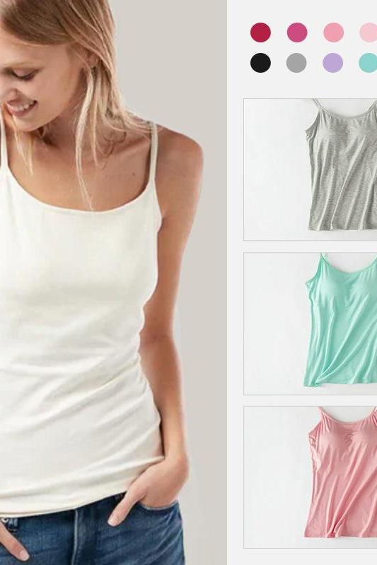 1+1 Gratis | TankTopBra™ | Bequeme Sportweste mit Brustpolsterung