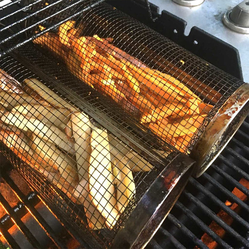 50% RABBAT | GrillRoller™ | Zylindrischer Grillkorb