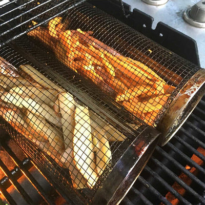 50% RABBAT | GrillRoller™ | Zylindrischer Grillkorb