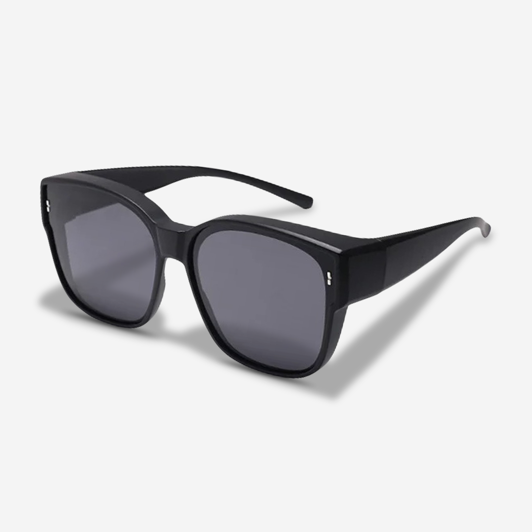 50% RABATT | ClipShades™ | Stylische Overlay-Sonnenbrille für Brillenträgerinnen