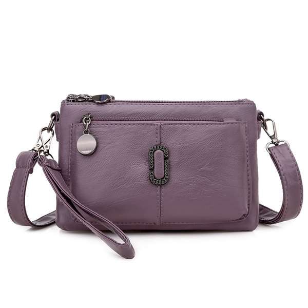 CityCarry® | MaxiCross Damen-Umhängetasche – hochwertiges Leder mit Vintage-Look