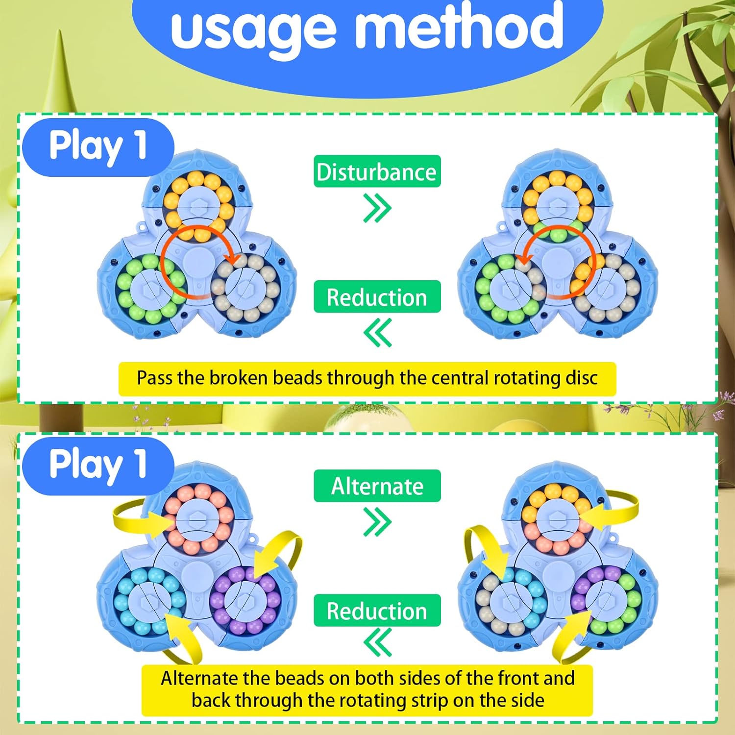 BeanSpin® | PuzzleGyro – interaktives Denk- und Geschicklichkeitsspielzeug