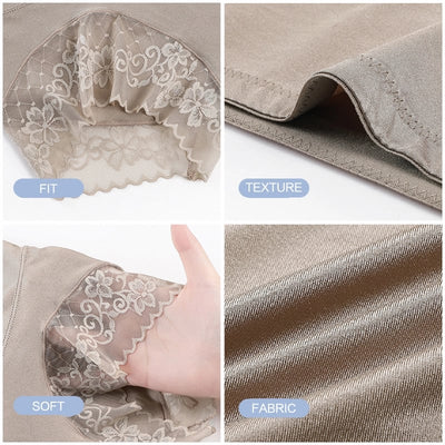 1+1 GRATIS | CurvaLuxe | Hot Style Seidiger Slip mit hoher Taille