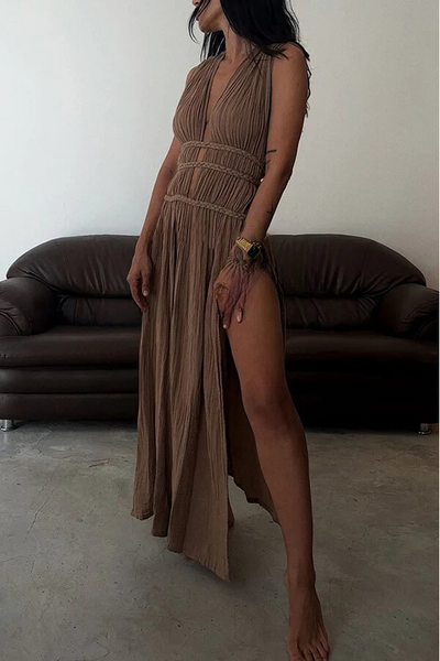 50% RABATT | Braelith™ | Boho Leinen Kaftan Kleid