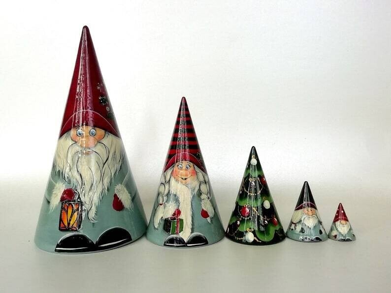 TreeHaven® Handgefertigte Weihnachtsbaum-Puppe