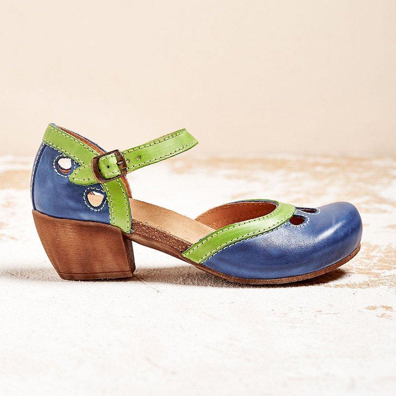Fria | Bequeme Sandalen mit niedrigen Absätzen