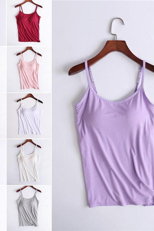 1+1 Gratis | TankTopBra™ | Bequeme Sportweste mit Brustpolsterung