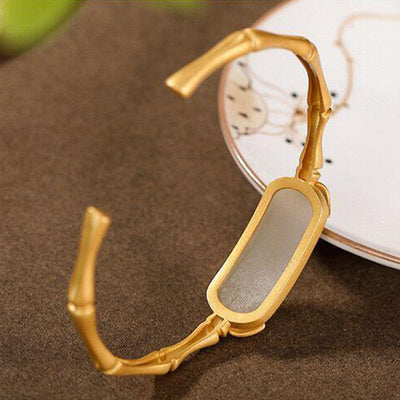 50% RABATT | BambooGrace™ | Eleganter antiker Bambusarmreif