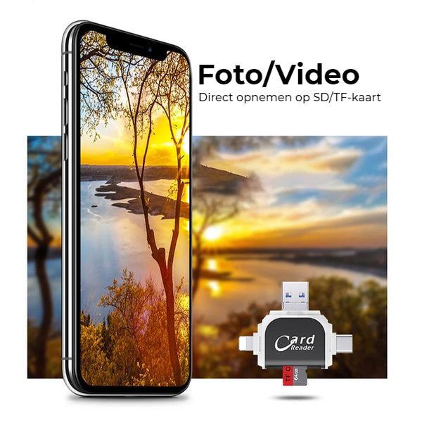 50% RABATT | MegaPort™ - 4-in-1 universal-multiport-sd/tf-kartenleser [Letzter Tag Rabatt]