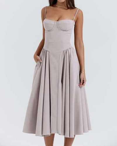 50% RABATT | Corsique™ | Stylisches Maxikleid mit Korsett