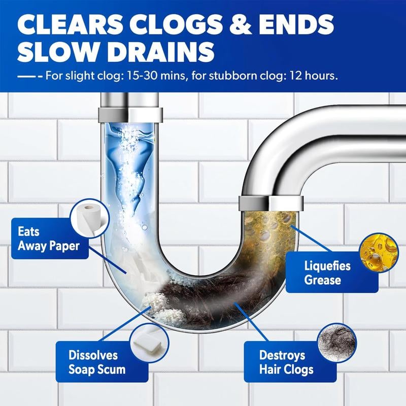 50% RABATT | Clogon™ | 350g Abflussreiniger gegen Verstopfungen & 99 % Keime