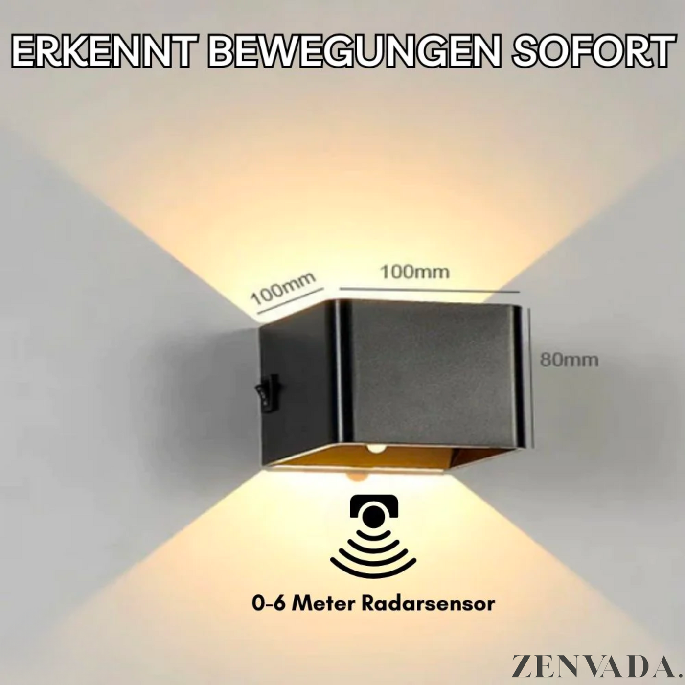 50% RABATT | Illumino™ - Die kabellose und luxuriöse Wandlampe