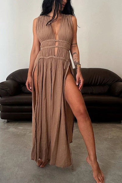 50% RABATT | Braelith™ | Boho Leinen Kaftan Kleid