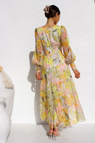50% RABATT | Sommer Maxi-Kleid Florish