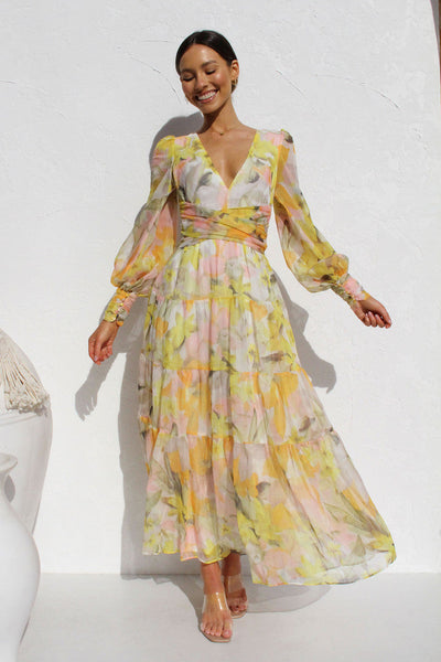 50% RABATT | Sommer Maxi-Kleid Florish