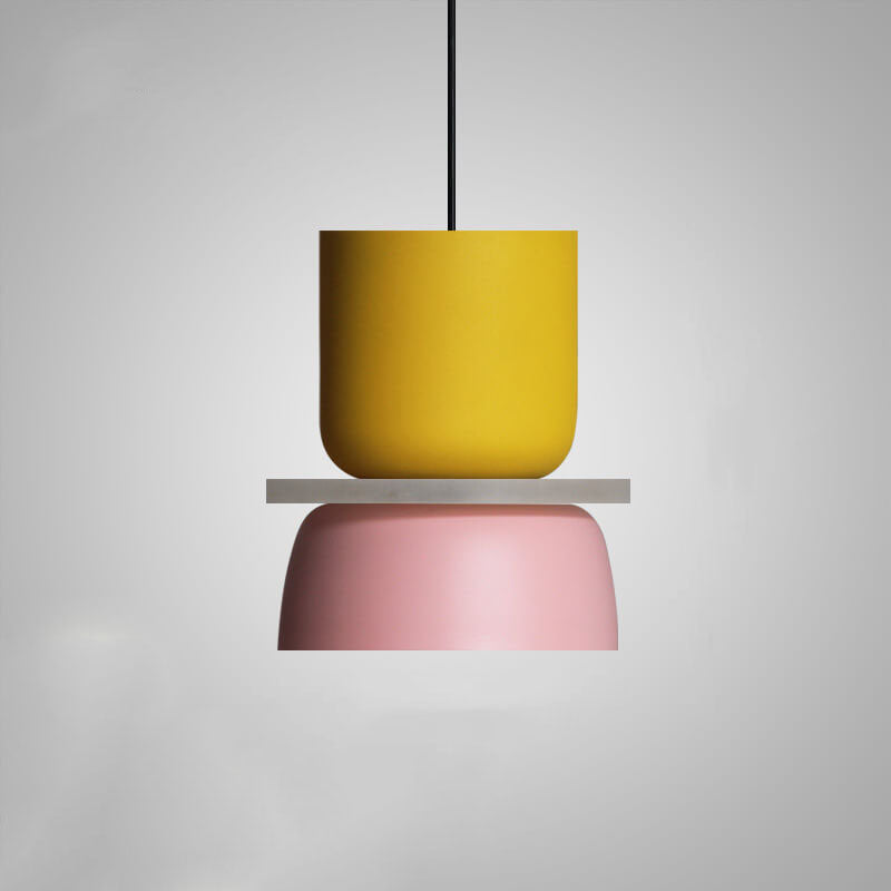 50% RABATT | LumoPop™ | Colorful Macaron 1-Light LED-Pendelleuchte
