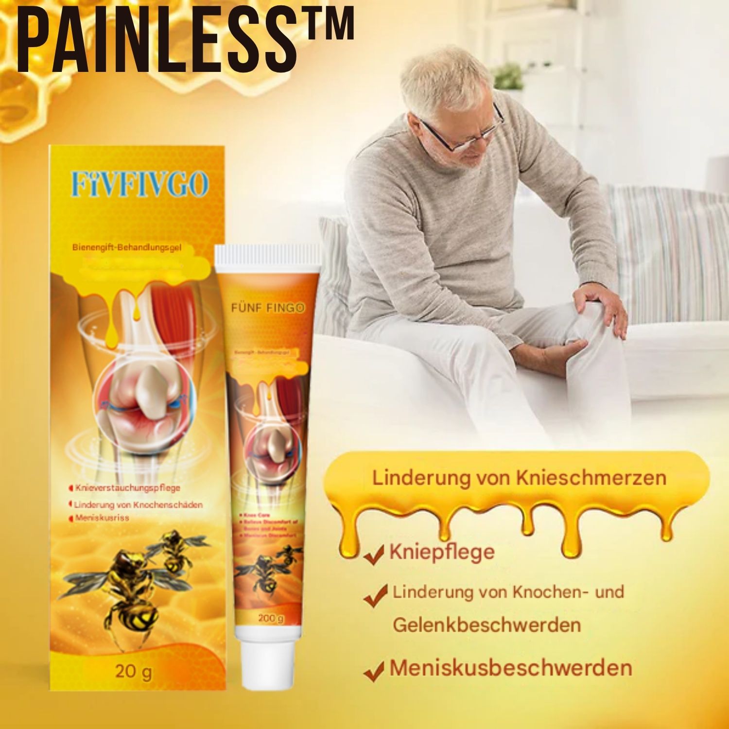 1+1 GRATIS | PainLess™ Stellen Sie Ihre Bewegungsfreiheit Wieder Her!