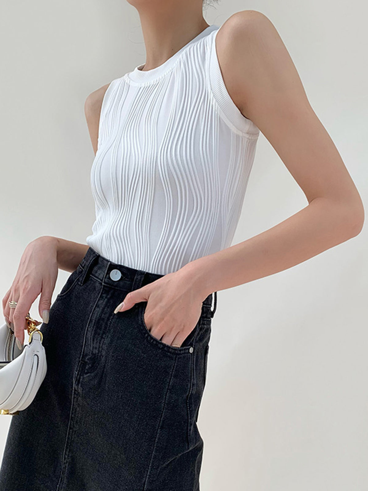 50% RABATT | Ribbelle™ | Rippen-Tanktop für Frauen