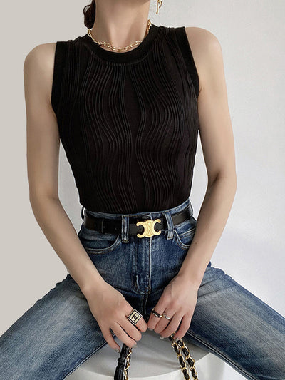 50% RABATT | Ribbelle™ | Rippen-Tanktop für Frauen