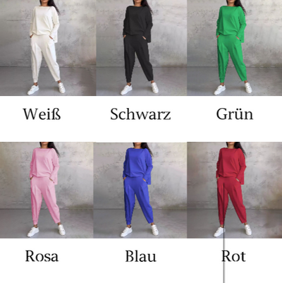 CozyChic™ Stilvolles Langarm-Oberteil & Hose für lässigen Komfort