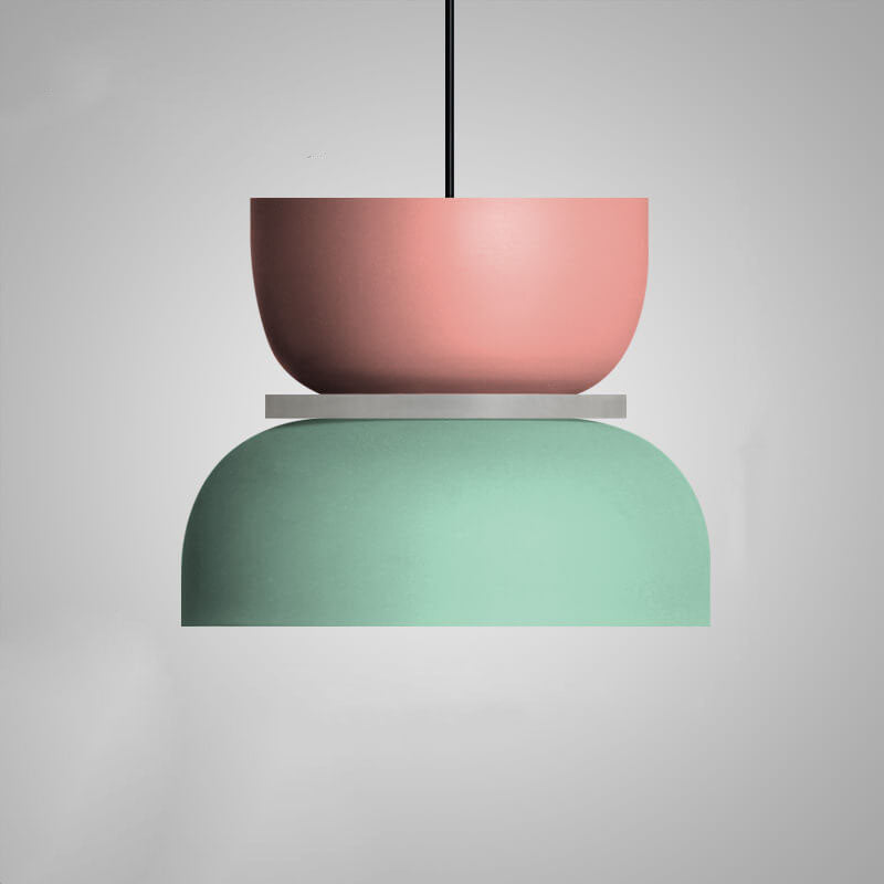 50% RABATT | LumoPop™ | Colorful Macaron 1-Light LED-Pendelleuchte