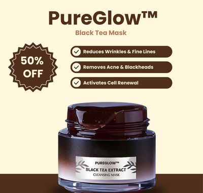 50% RABATT I PureGlow™ Black Tea Mask