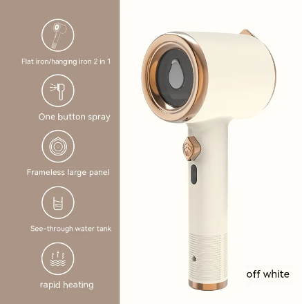 Handheld Garment Steamer tragbarer Dampfglätter für Kleidung, Faltenentferner für Hemden, Anzüge und Kleider, kompakter Reise-Dampfbügeleisen