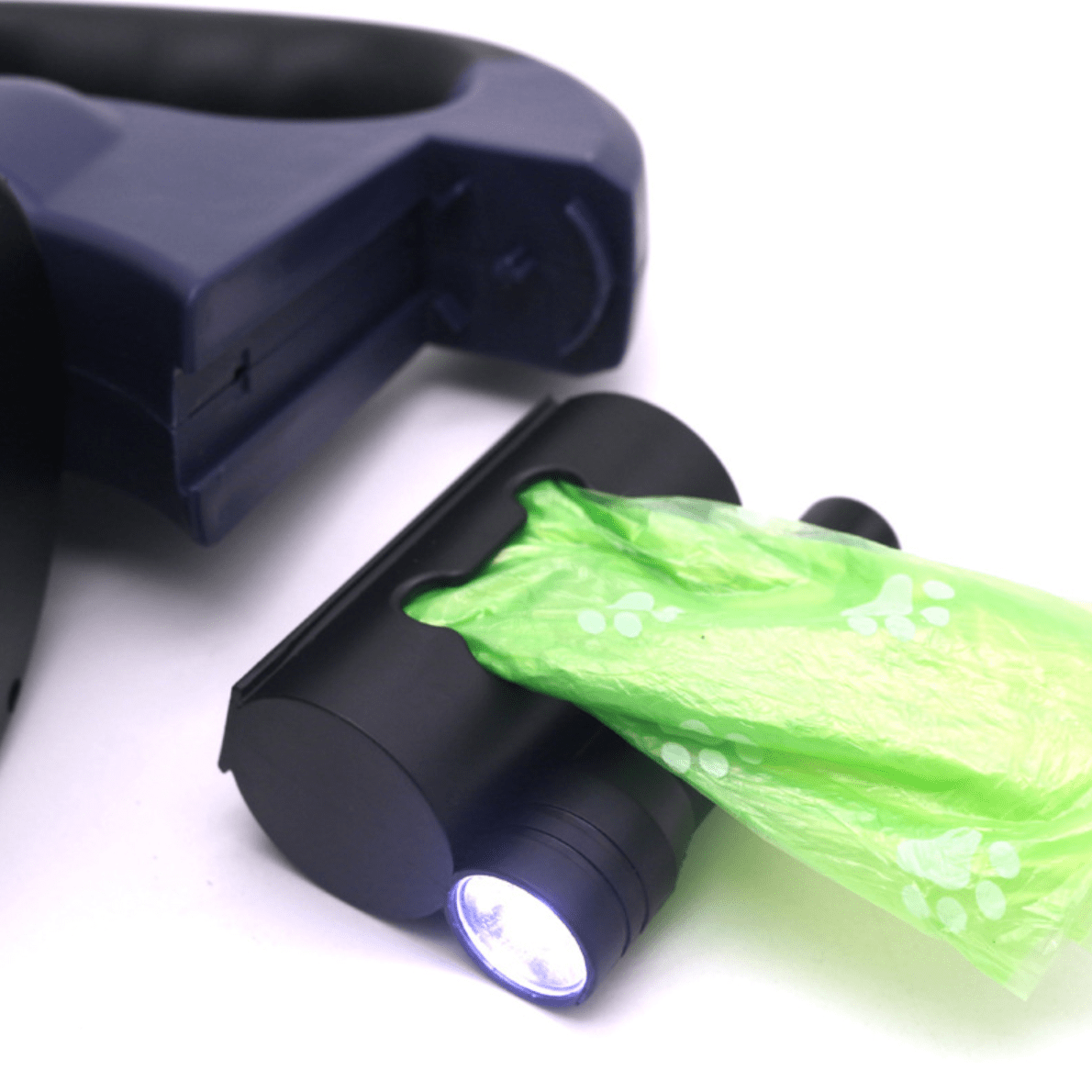 50% RABATT | PawBeam® | Doppelt gewickelte Hundeleine mit Taschenlampe