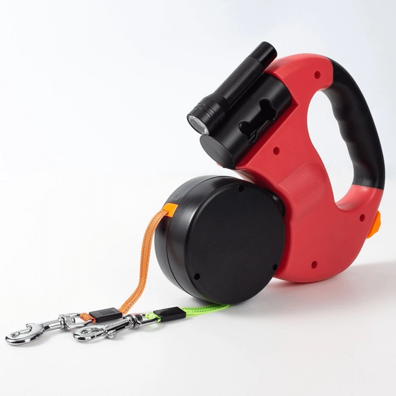 50% RABATT | PawBeam® | Doppelt gewickelte Hundeleine mit Taschenlampe