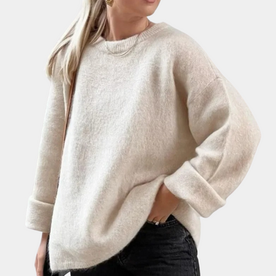 Franka™ Gestrickter Pullover in Übergröße für Frauen