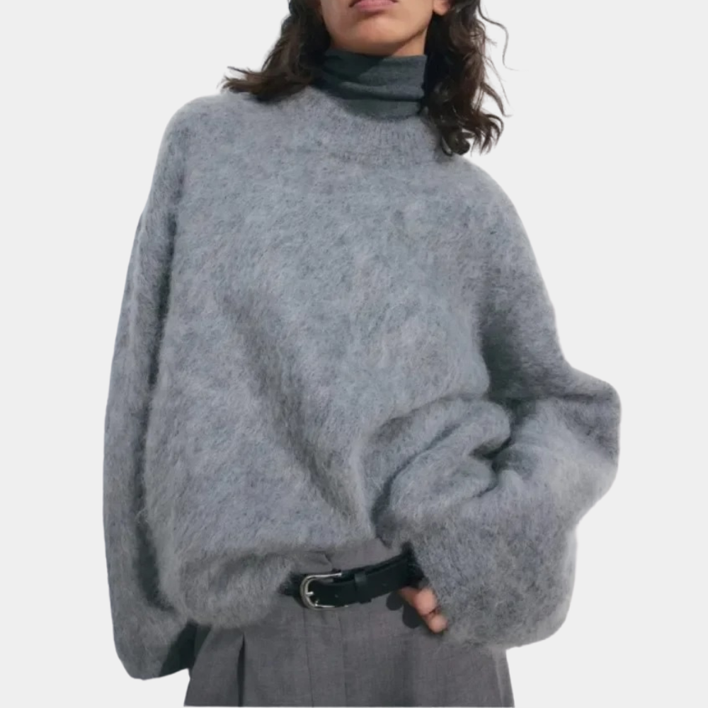 Franka™ Gestrickter Pullover in Übergröße für Frauen