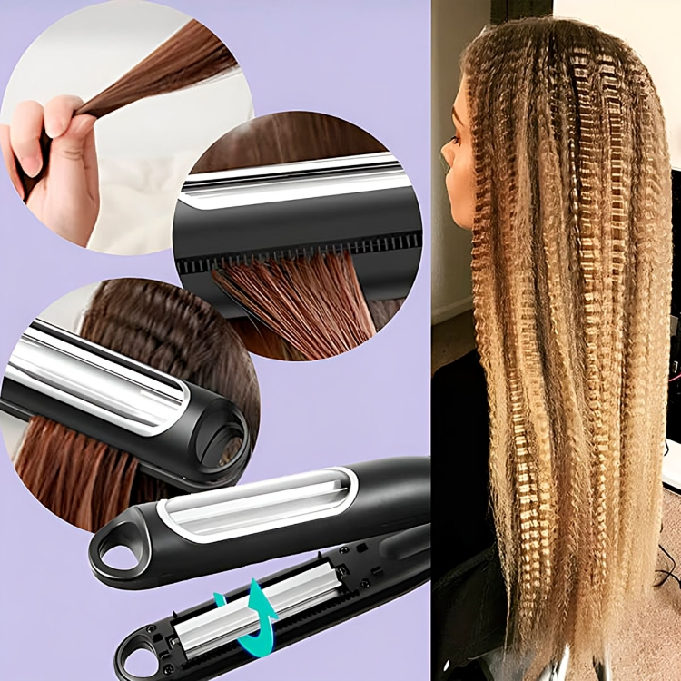 50% RABATT TEMPORÄR | CurlCrimp™ | Mühelos strukturierte Kräuselungen mit elegantem Finish!