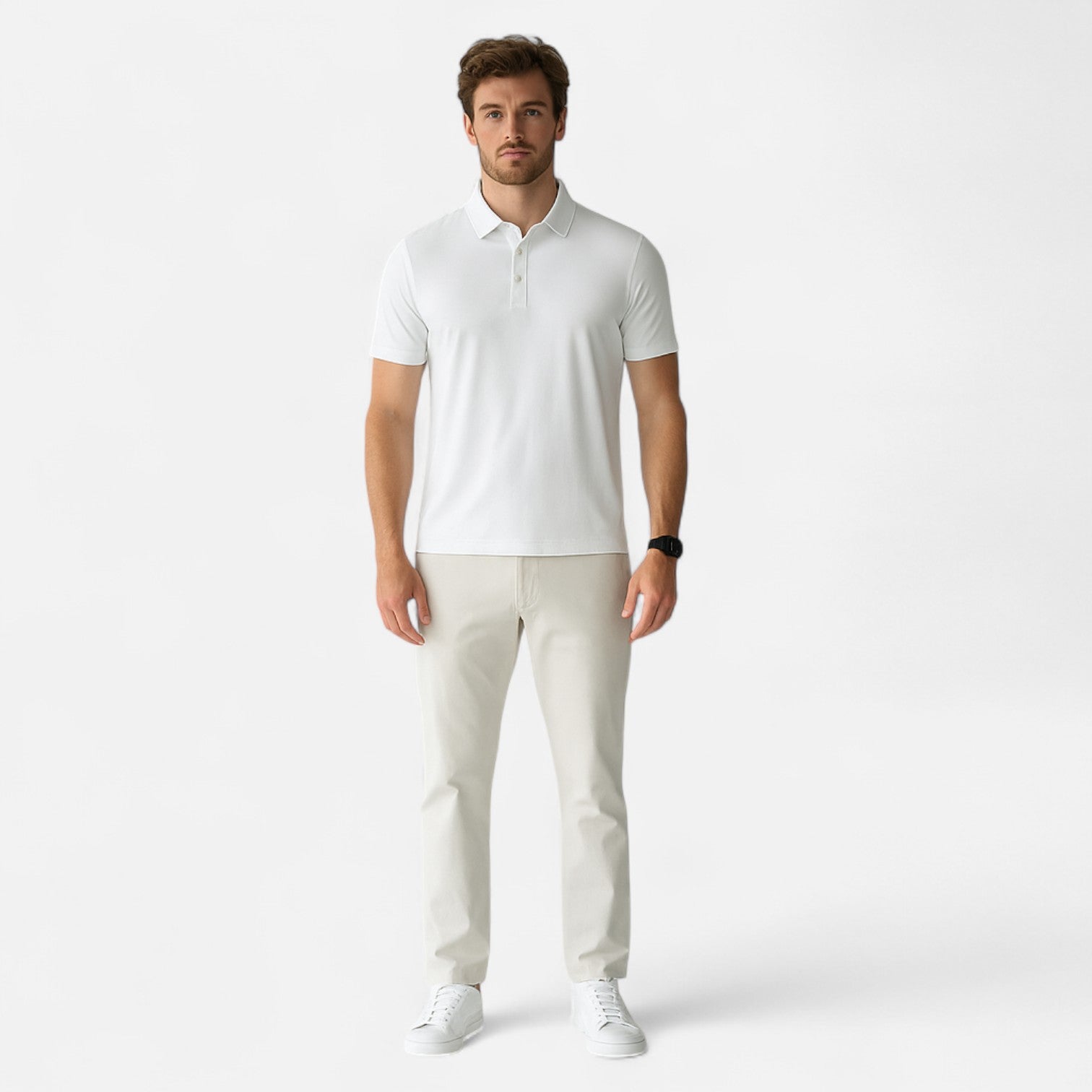 Men's Performance Polo – Breathable Fit, Tailored Athletic Style