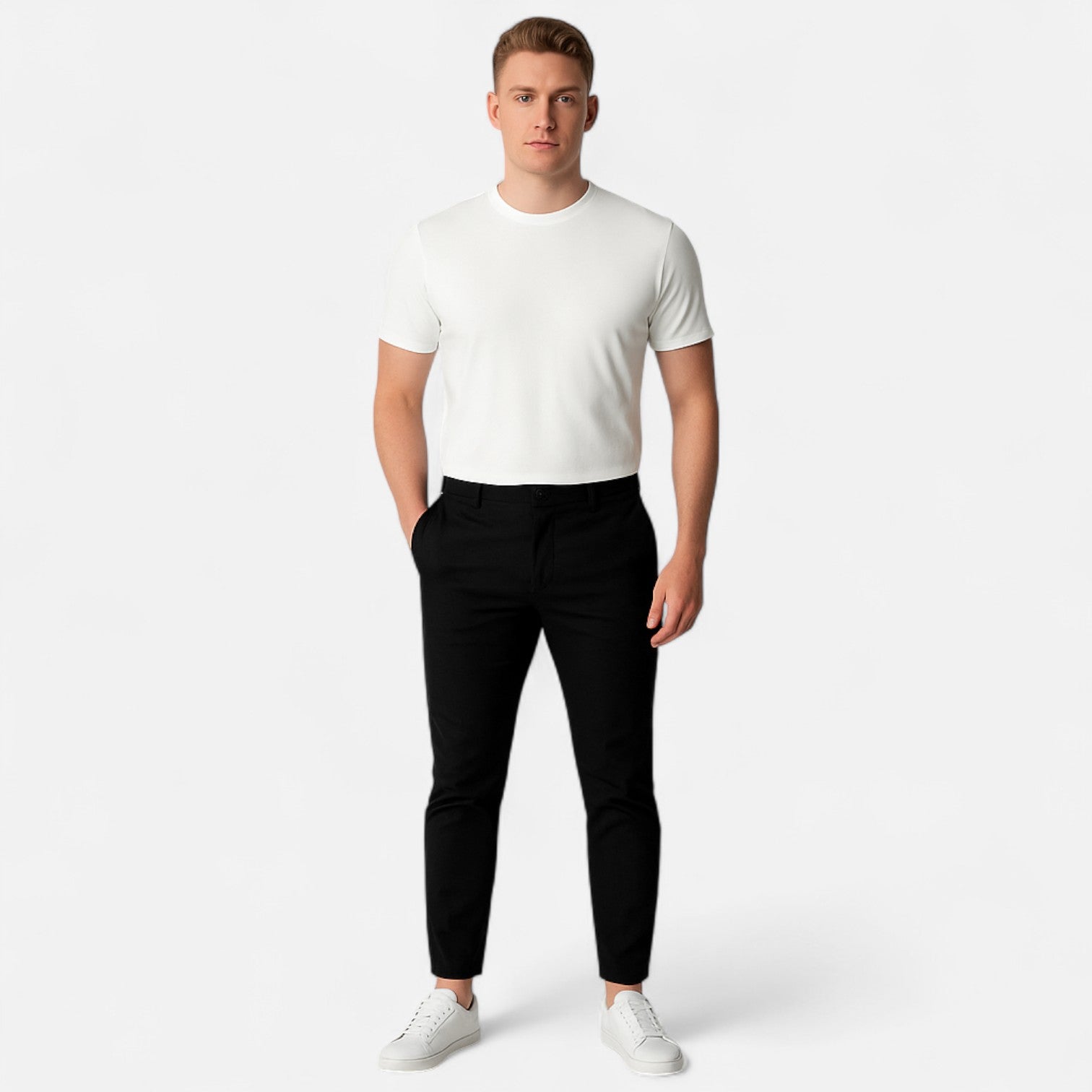 Men's Stretch Chino Pants – Tailored Comfort, Effortless Everyday Elegance